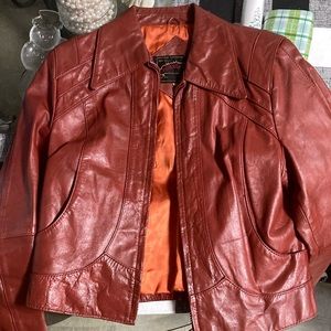 Casablanca Red Leather Jacket (vintage)